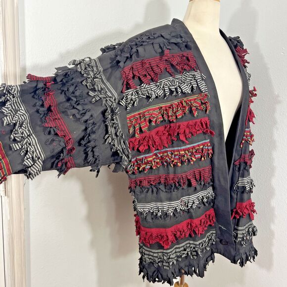 Southern Image Jacket Womens Small Patchwork Artsy Boho Maximalist 90s Y2K‎ - Picture 3 of 9